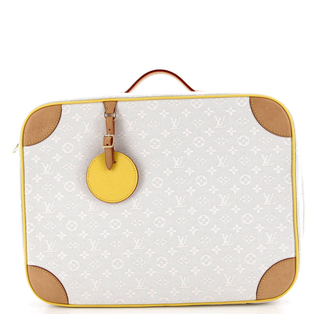 Louis Vuitton Baby Suitcase Monogram Jacquard with Leather